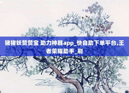 猪猪妖赞赞宝 助力神器app_快自助下单平台,王者荣耀助手_刷